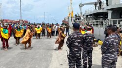 Satgas Trisila 2026 Resmi Sandar di Dobo, Perkuat Keamanan Wilayah Perbatasan Timur