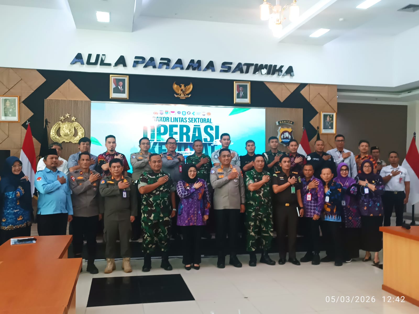 Senkom Mitra Polri Kabupaten Tangerang Hadiri Rakor Lintas Sektoral Persiapan Operasi Ketupat Maung 2026
