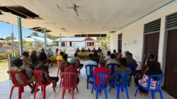 Melalui TMMD ke-127 Kodim 1804/Kaimana Gencarkan Penyuluhan Pendidikan dan Bahaya Miras di Kampung Nusaulan