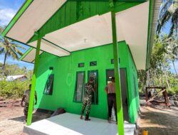 Satgas TMMD 127 Kodim 1804/Kaimana Bersihkan Rumah Warga di Kampung Sisir, Progres Pembangunan