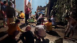 Warga dan Satgas TMMD Masak Bersama, Momen Kebersamaan Jelang Penutupan TMMD di Kampung Linggang Amer