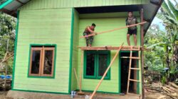 Sentuhan Akhir Satgas TMMD, RTLH Kini Tampak Lebih Cantik dan Nyaman