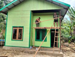 Sentuhan Akhir Satgas TMMD, RTLH Kini Tampak Lebih Cantik dan Nyaman