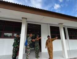 Danrem 182/Jazira Onim Tinjau Langsung SMAN 3 Sisir dalam TMMD ke-127 Kodim 1804/Kaimana