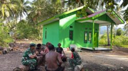 Warga Kampung Sisir Apresiasi TMMD 127 Kodim 1804/Kaimana, Danrem 182/Jazira Onim Tinjau Langsung Hasil Pembangunan