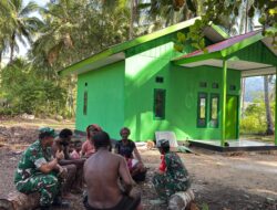 Warga Kampung Sisir Apresiasi TMMD 127 Kodim 1804/Kaimana, Danrem 182/Jazira Onim Tinjau Langsung Hasil Pembangunan