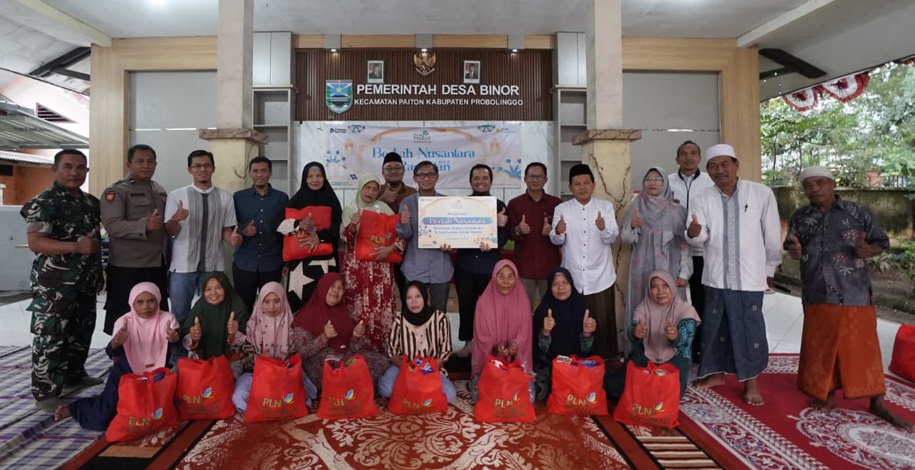 PLN Nusantara Power UP Paiton Serahkan 1.000 Paket Sembako dalam Program Berkah Nusantara Ramadhan 1447 H