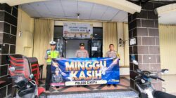 Polsek Cikupa Laksanakan Pengamanan Ibadah Minggu Kasih di Sejumlah Gereja