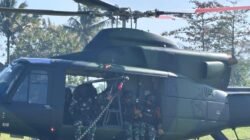 Aksi Taktis Prajurit Yonif 2 Marinir Saat Latihan Fast Rope