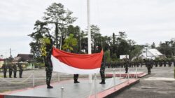 Dandim 1710/Mimika Pimpin Upacara 17-an, Bacakan Amanat Pangdam XVII/Cenderawasih