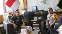 Pangdam XVIII/Kasuari Sambut Silaturahmi Kapolda Papua Barat, Perkuat Sinergitas TNI–Polri di Papua Barat