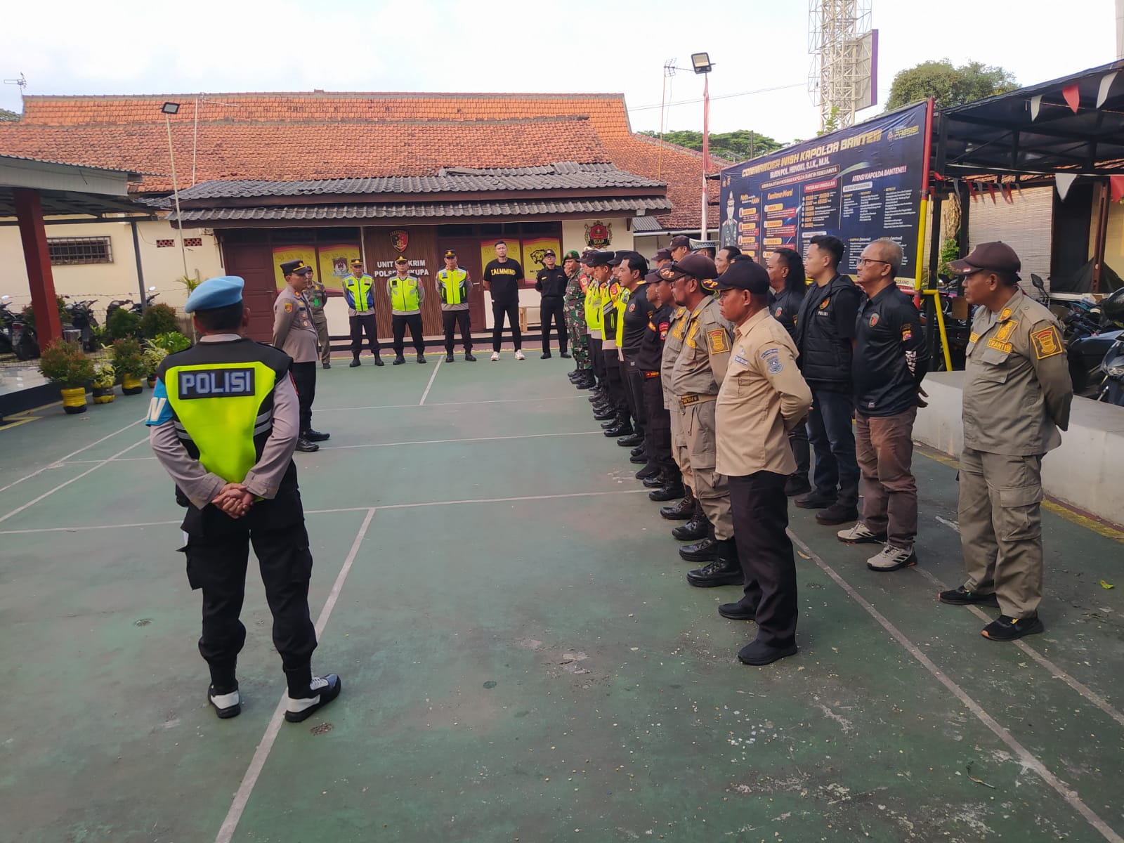 Apel Pengamanan Malam Takbir Idul Fitri 1447 H, Polsek Cikupa Siap Jaga Kondusifitas Wilayah