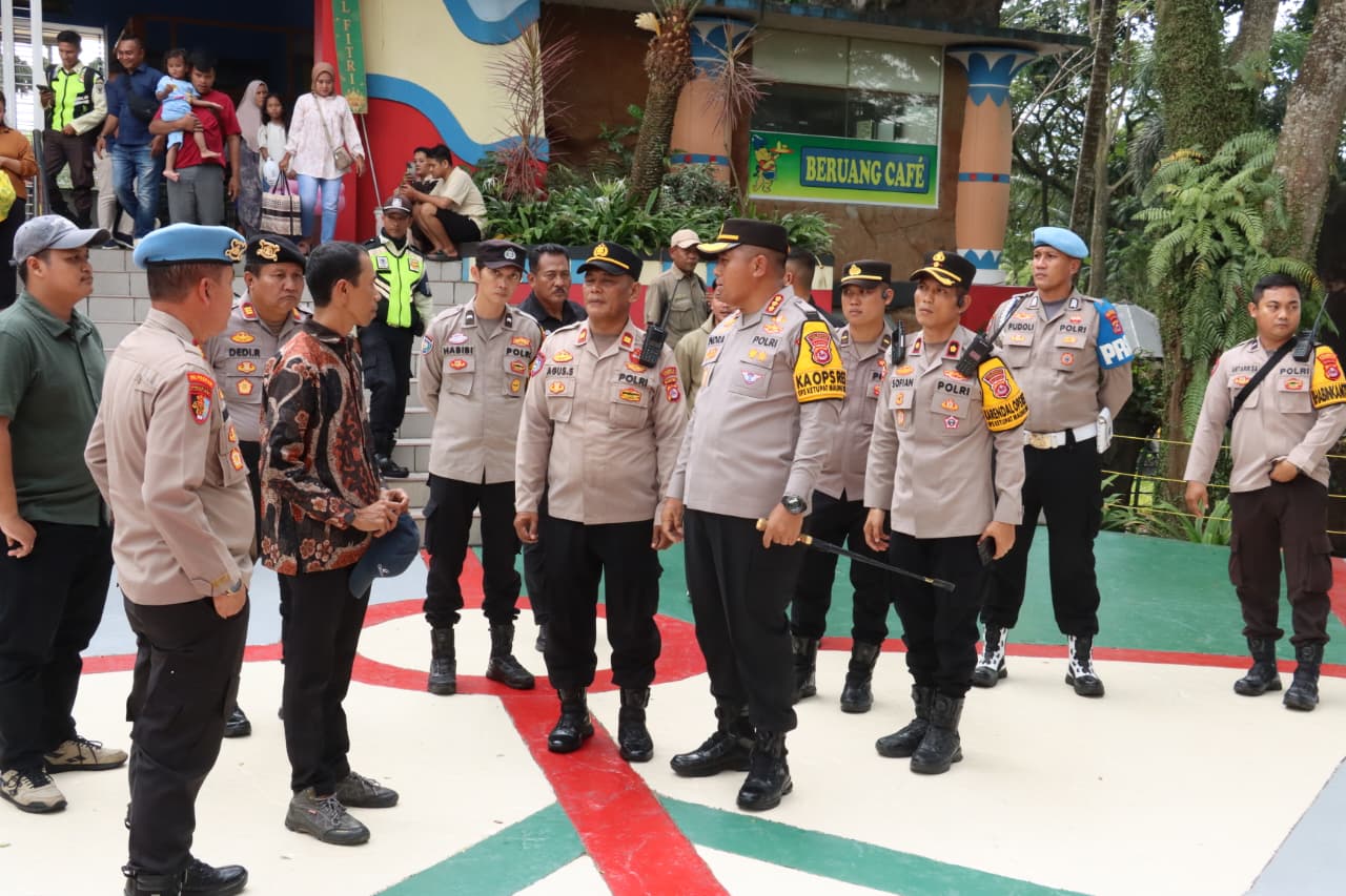 Pastikan Wisata Aman dan Nyaman, Polresta Tangerang Siagakan Personel di Lokasi Wisata