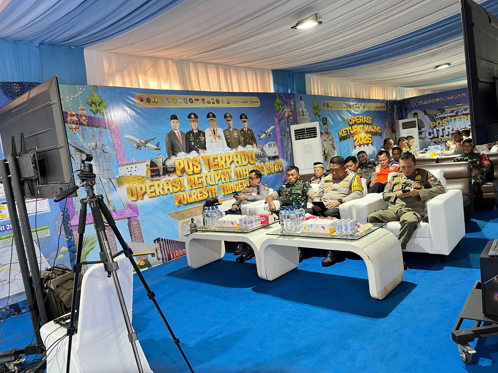 Kapolresta Tangerang dan Muspida Ikuti Zoom Meeting Bersama Kapolri Bahas Situasi Kamtibmas dan Operasi Ketupat 2026