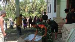 Semangat Gotong Royong, Babinsa Koramil 1505-02/Wasile dan Warga Bangun Gereja