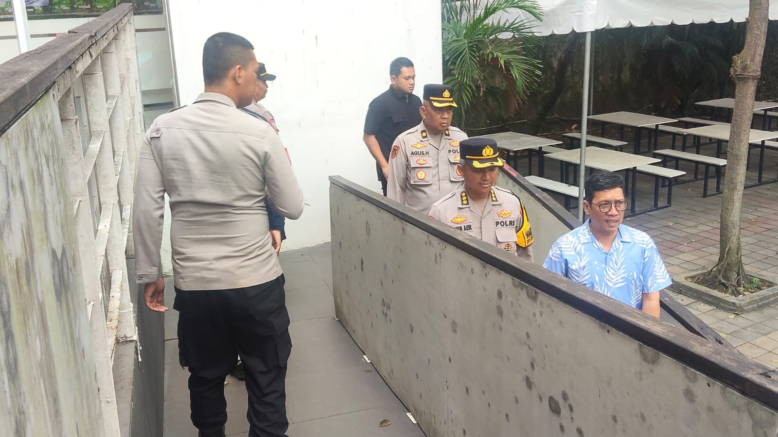 Wakapolresta Tangerang Kunjungi Wisata Kolam Renang Talaga Bestari Pastikan Keamanan Pengunjung