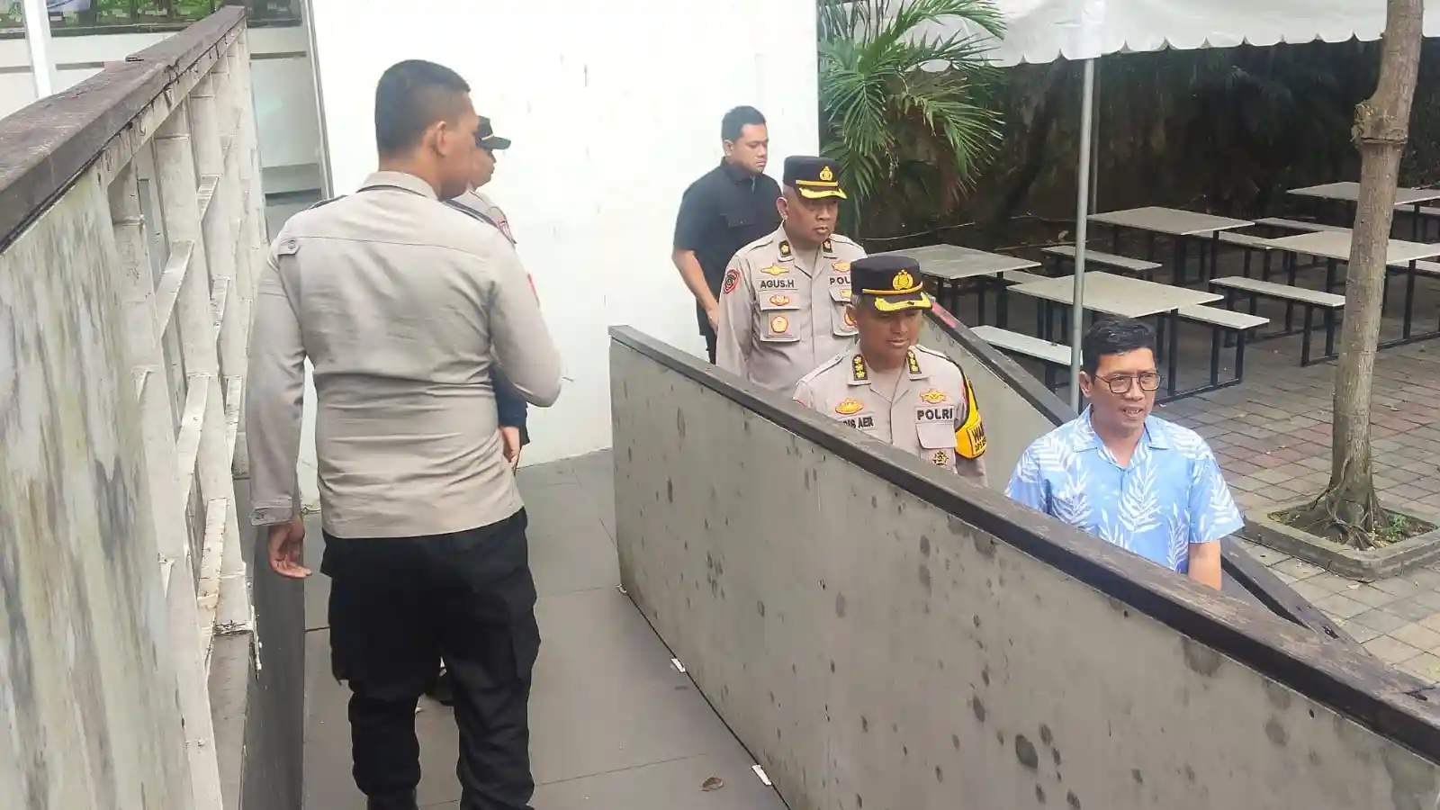 Wakapolresta Tangerang Kunjungi Wisata Kolam Renang Talaga Bestari Pastikan Keamanan Pengunjung