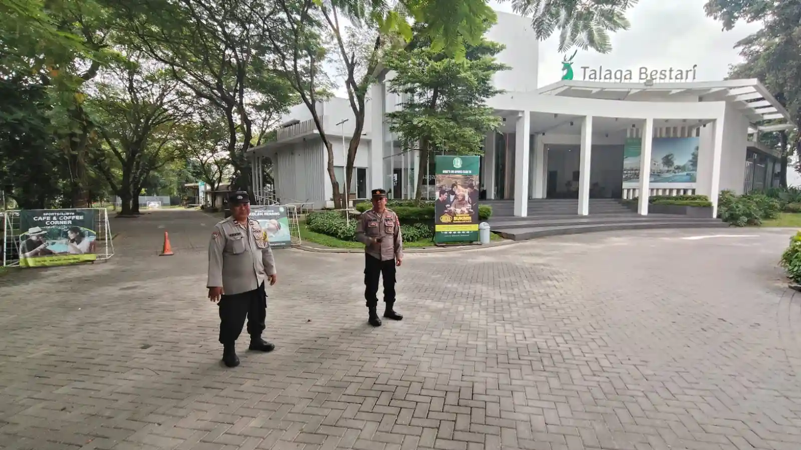 Kanit Binmas Polsek Cikupa Pantau Parkiran Talaga Bestari, Laksanakan Cooling System dan DDS