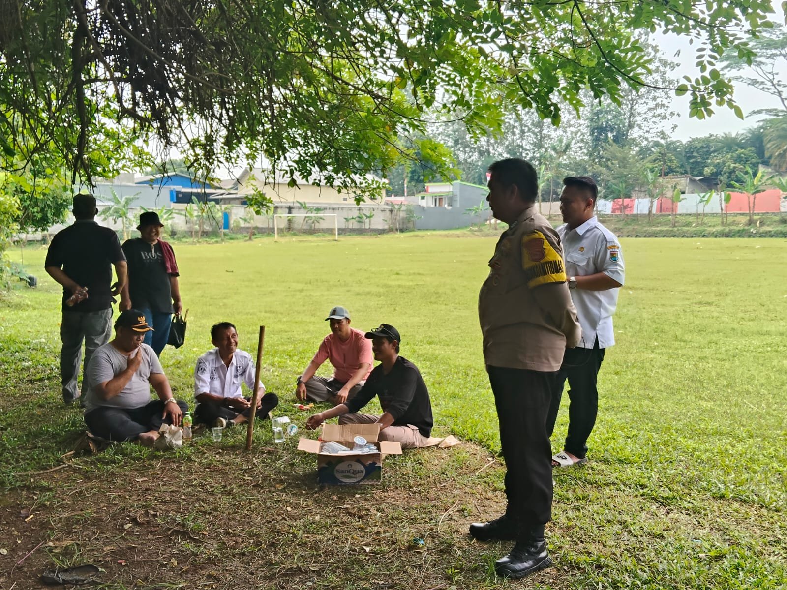 Bhabinkamtibmas Desa Bojong Laksanakan Program Poliran Polisi Peduli Pengangguran