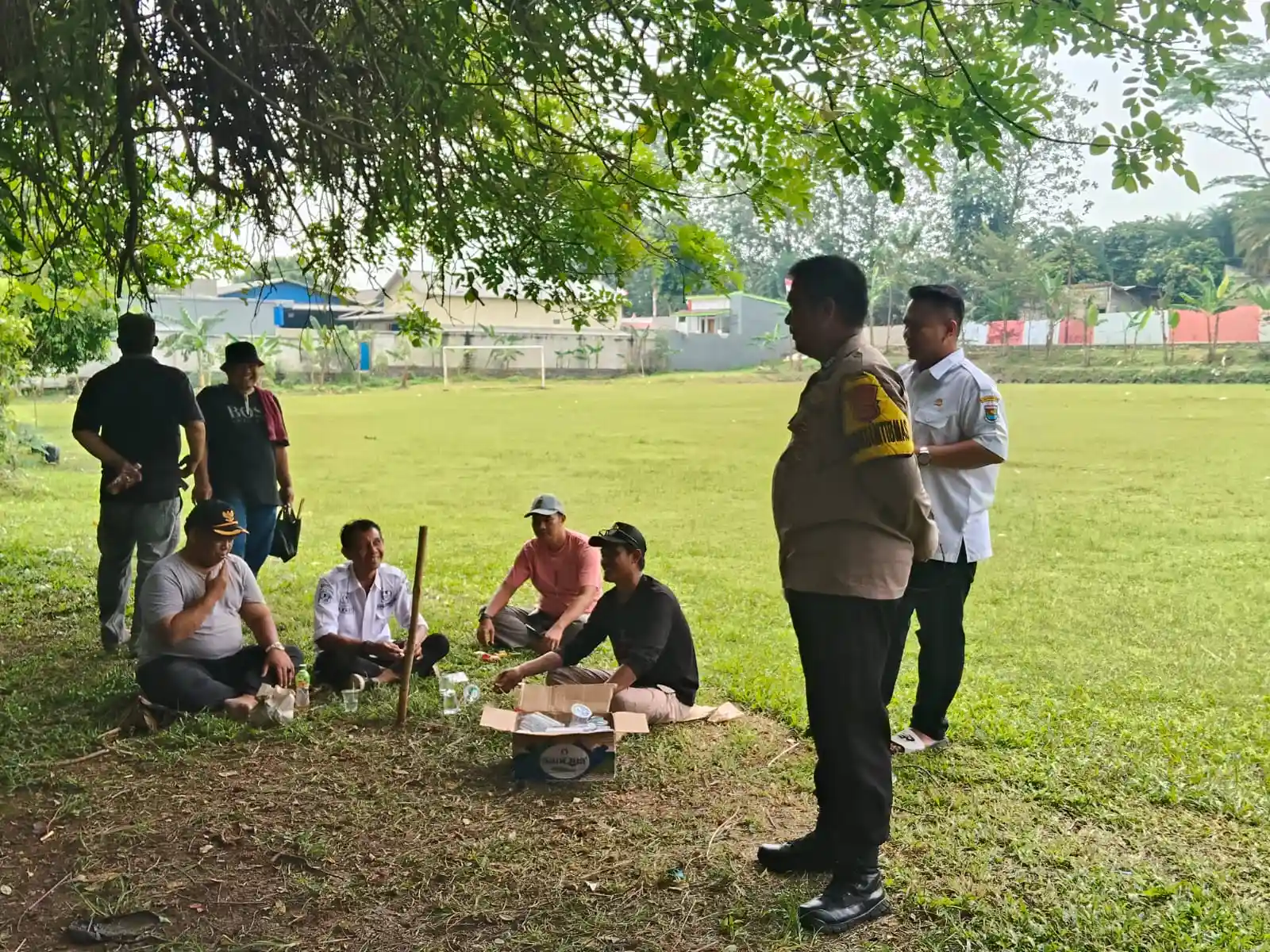 Bhabinkamtibmas Desa Bojong Laksanakan Program Poliran Polisi Peduli Pengangguran