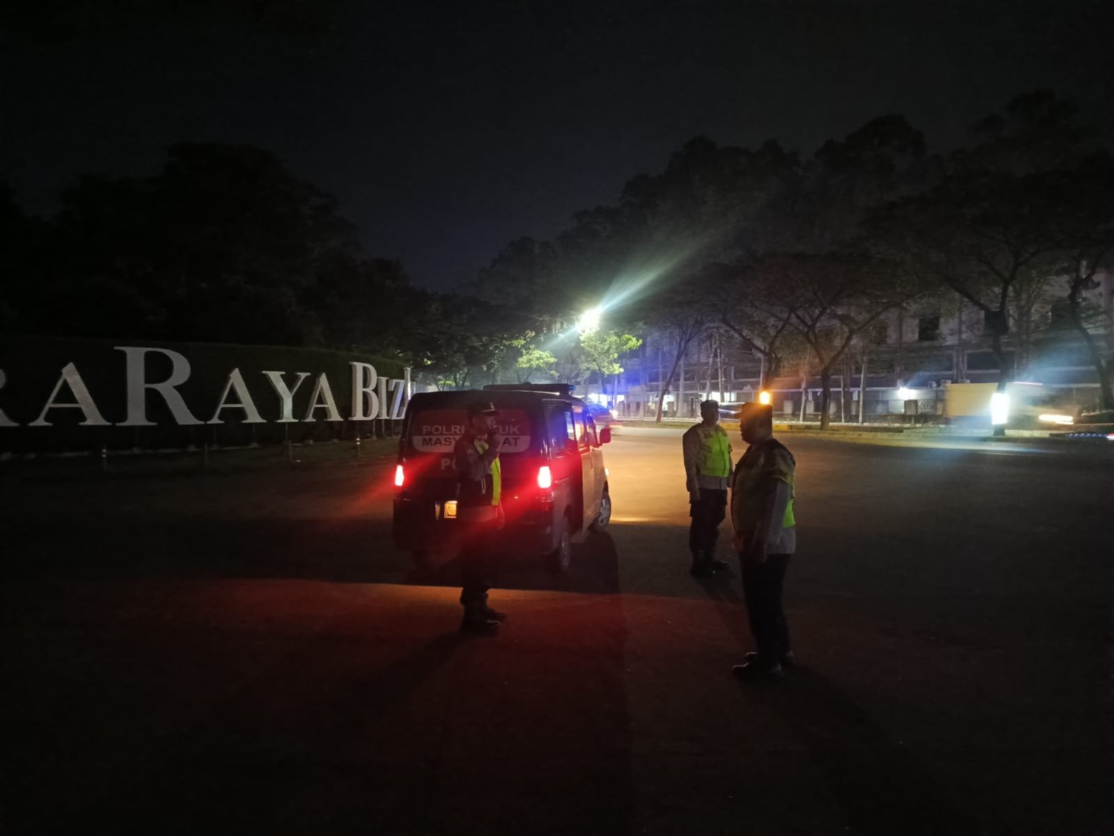 Kanit Binmas Polsek Cikupa Pimpin Ops Cipkon KRYD Patroli Mobile di Wilayah Cikupa