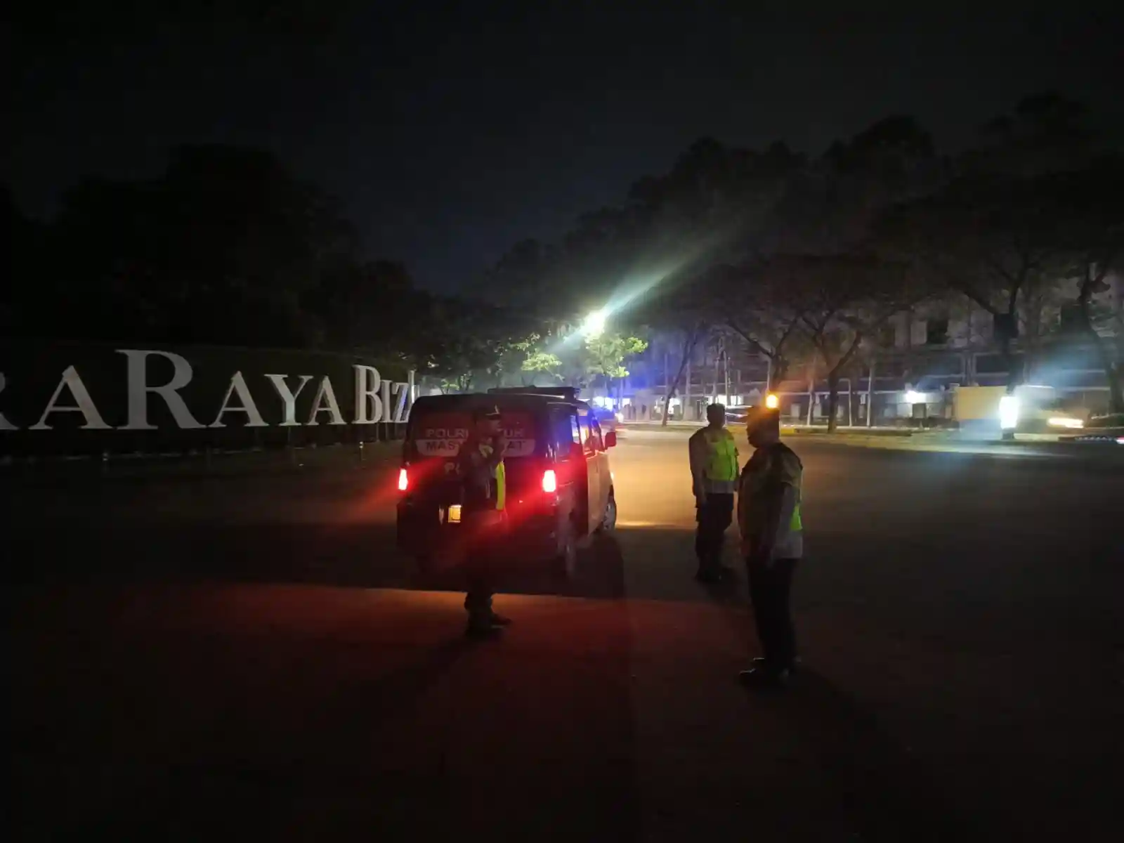 Kanit Binmas Polsek Cikupa Pimpin Ops Cipkon KRYD Patroli Mobile di Wilayah Cikupa