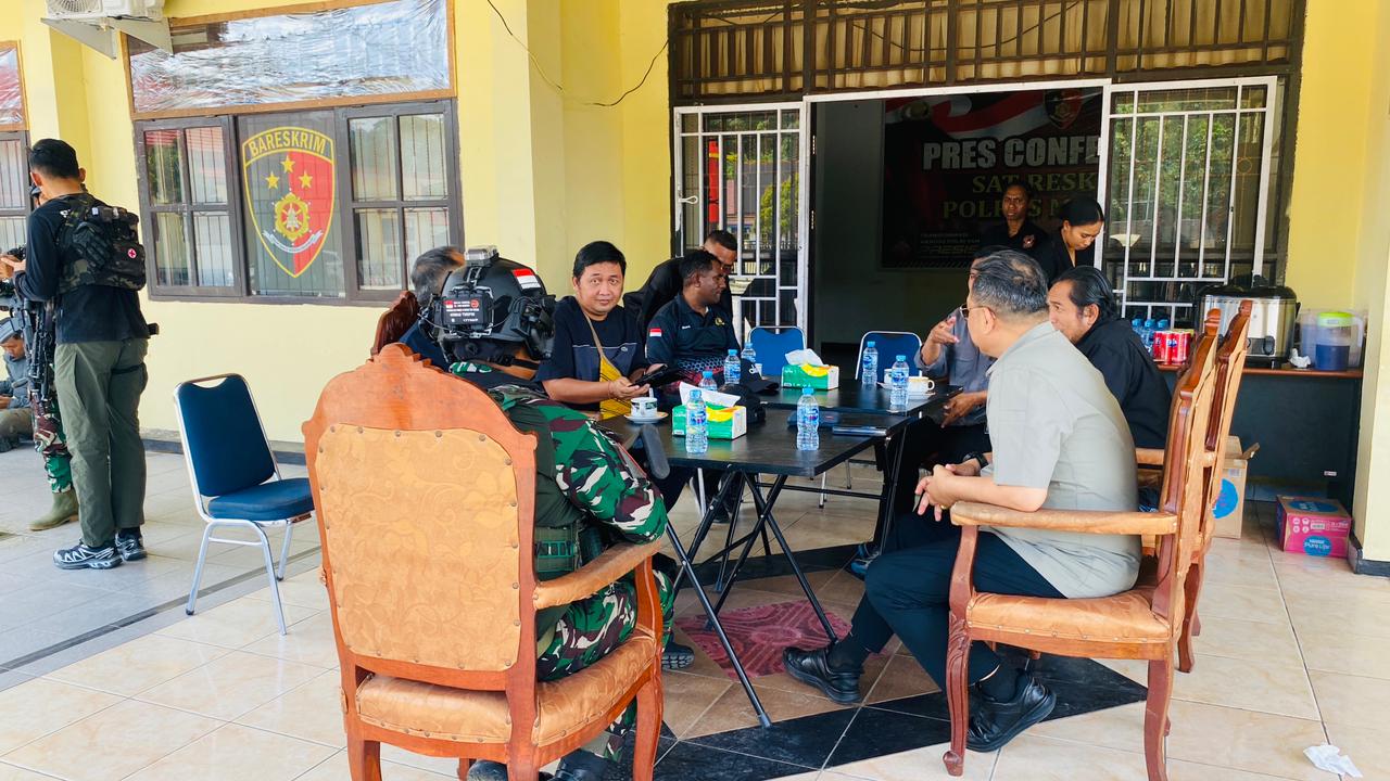 Tim Damai Cartenz Kunjungi Polres Maybrat, Perkuat Koordinasi Pasca Insiden Penembakan di Kampung Sori