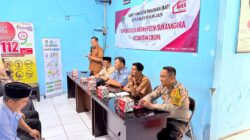 Bhabinkamtibmas Desa Sukanagara Hadiri Rapat Anggota Tahunan Koperasi Merah Putih