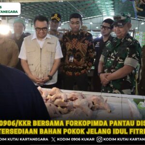 Dandim 0906/Kkr Bersama Forkopimda Pantau Distribusi dan Ketersediaan Bahan Pokok Jelang Idul Fitri 1447 H