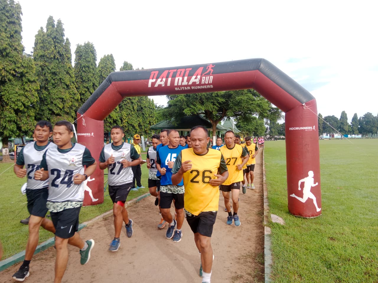 Jaga Kesiapan Fisik Prajurit, Personel Kodim 0808/Blitar Gelar Garjas Periodik I