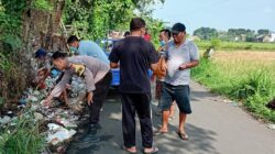 Aksi Nyata Polisi dan Warga, Tumpukan Sampah di Jalan Cisadane Akhirnya Diangkut