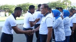 Komandan Kodaeral XIV Pimpin Apel Khusus Dalam Rangka Halal Bihalal Idul Fitri 1447 H