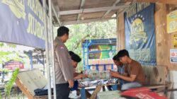 Bhabinkamtibmas Sambang Warung Bhabinkamtibmas, Serap Aspirasi Warga Bitung Jaya