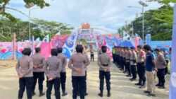 Wakapolres Raja Ampat Pimpin Apel Kesiapan Pengamanan Asian Volleyball Confederation Beach Tour 2026