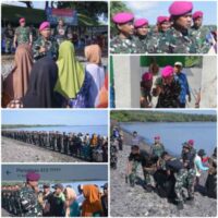 Akhiri Rangkaian Latihan Pasmar 2, Semarak Bhakti TNI AL di Pantai Merak Situbondo