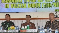 Melalui Rakornis TMMD Ke-128, Dandim Mimika Perkokoh Kolaborasi untuk Pemerataan Pembangunan