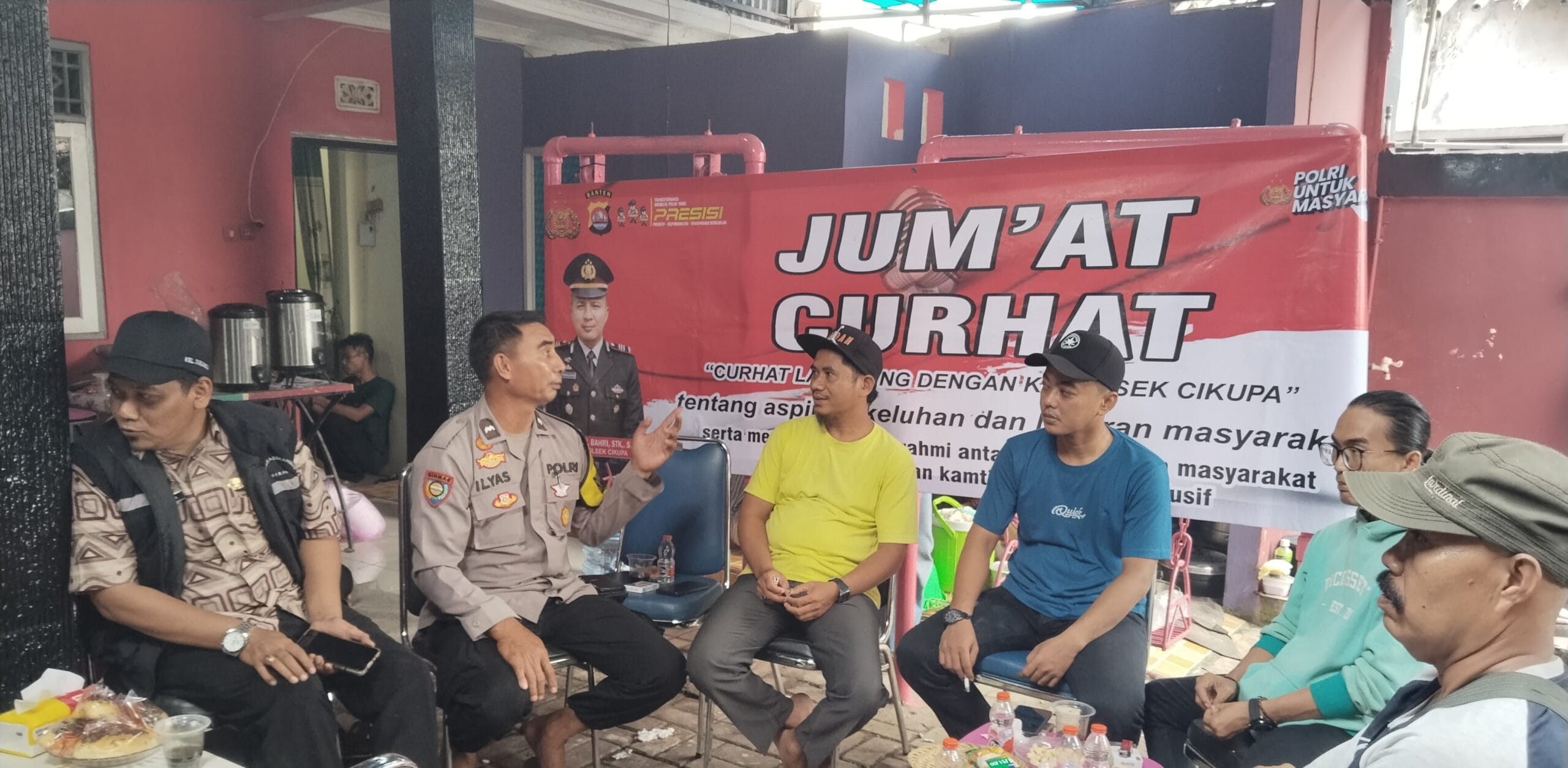 Bhabinkamtibmas Sukamulya Gelar Jumat Curhat, Serap Aspirasi Warga RW 06