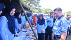 Semarakkan HUT ke-80, TNI AU Wilayah Makassar Gelar Bazar Murah