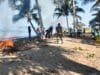 TNI Bersama Warga Bersihkan Pesisir Pantai Payahe, Wujud Nyata Kemanunggalan dengan Rakyat