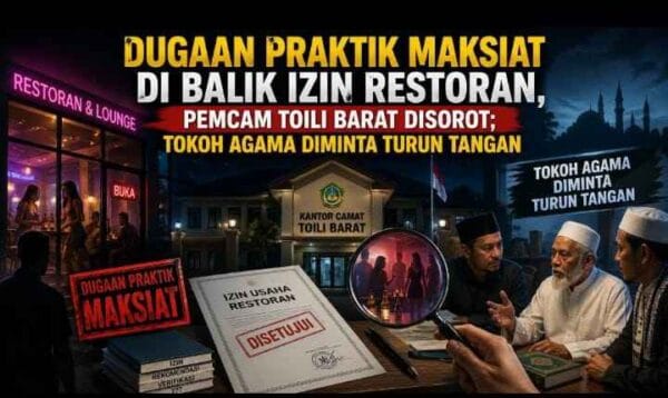 Bisnis Lendir Berkedok Resto? Desakan Evaluasi Kinerja Pemcam Toili Barat Menguat