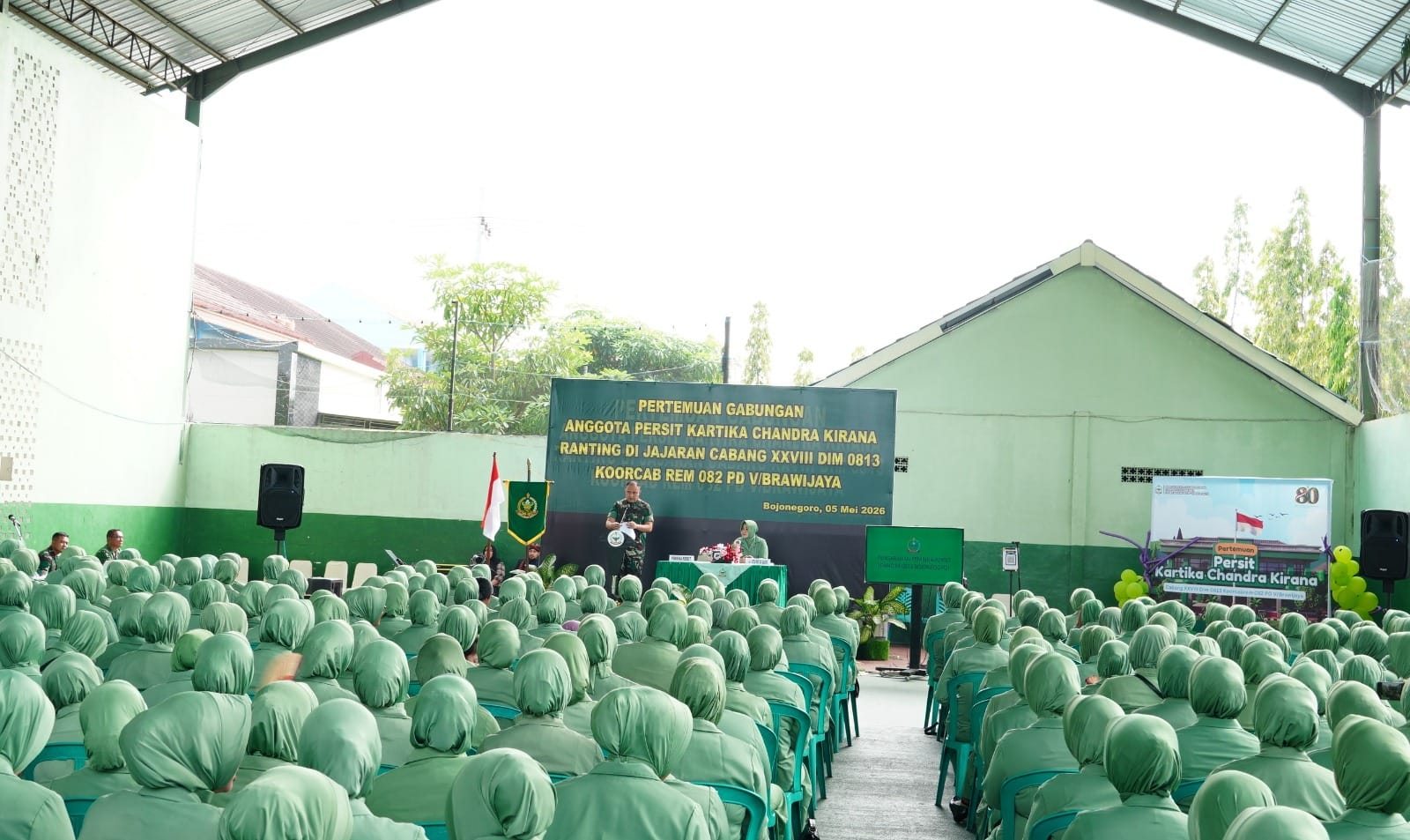 Perkuat Soliditas Dalam Mendukung Tugas Suami Sebagai Prajurit, Persit Kodim Bojonegoro Gelar Pertemuan Gabungan