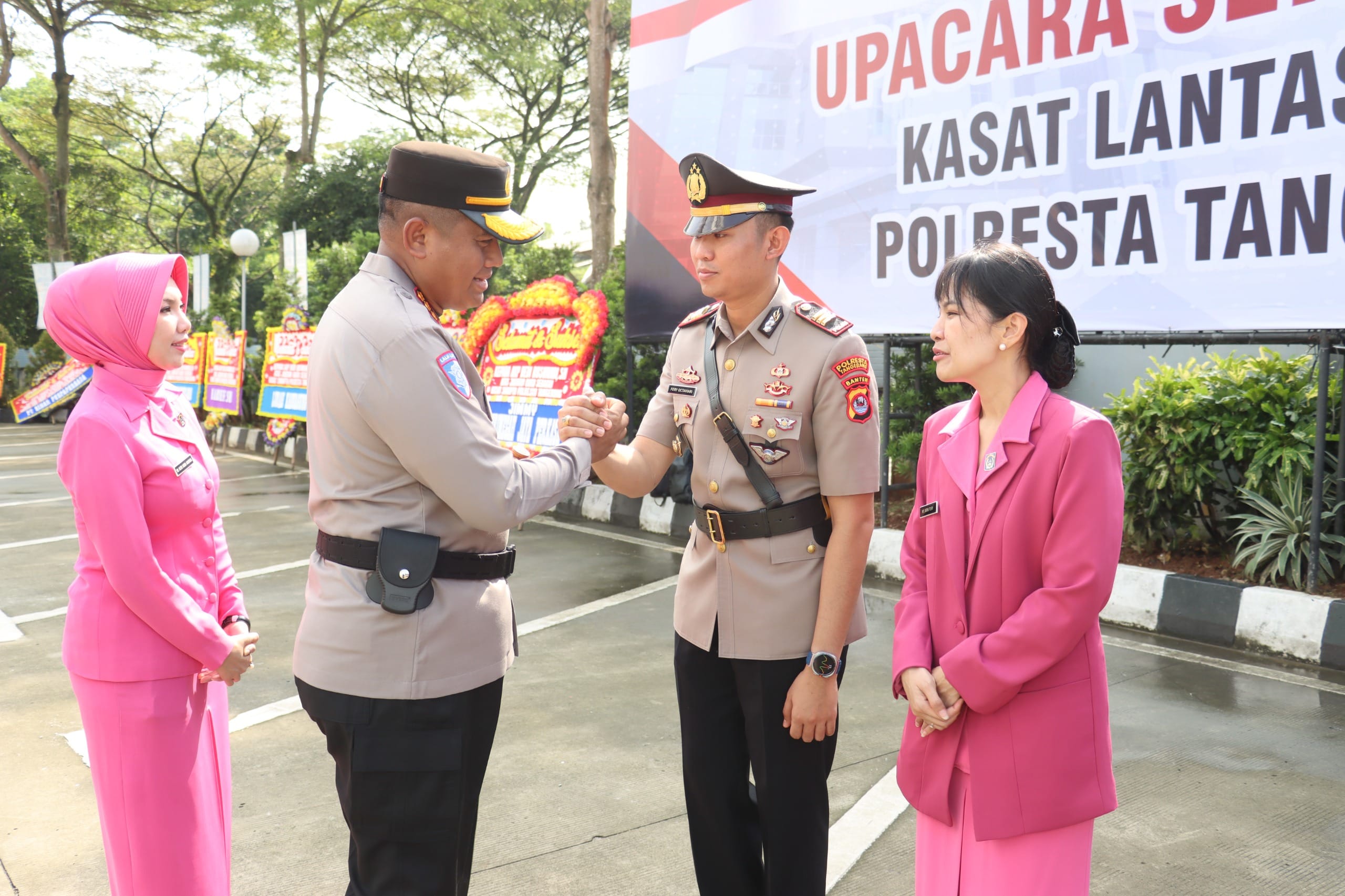 Dipimipin Kapolresta Tangerang, Jabatan Kasat Lantas dan Kasat Samapta Diserahterimakan