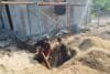 TNI Laksanakan Penggalian Septictank Rumah Warga dalam Program TMMD ke-128 Kodim 1801/Manokwari