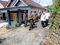 Danrem 083/Bdj Tinjau Langsung Progres Pembangunan TMMD di Desa Brabe