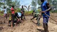 Bedengan Rampung, Lahan Program TMMD di Kampung Keakwa Siap Ditanami