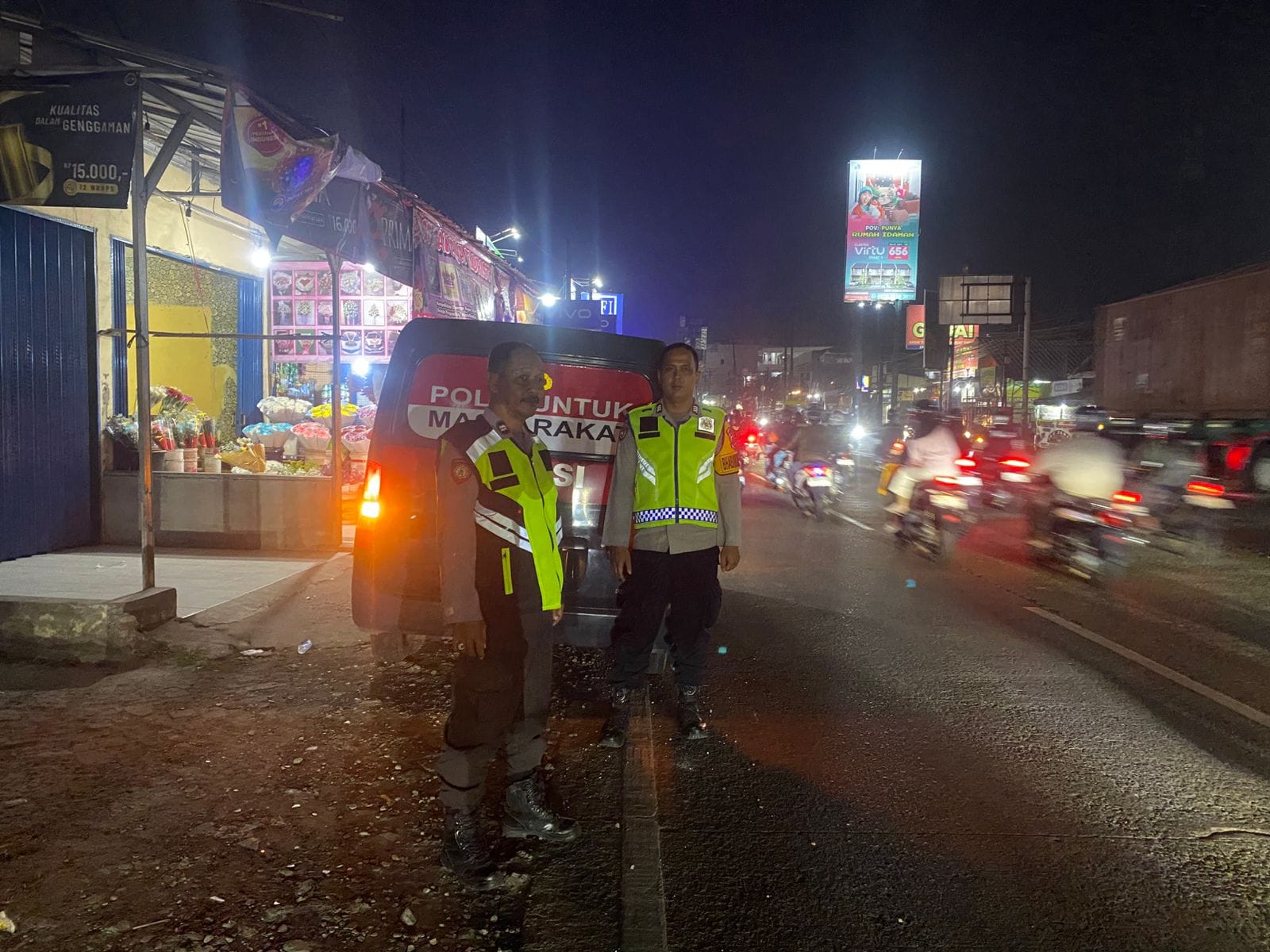 Ipda Syaiful Rusdiansyah Pimpin Ops Cipkon KRYD, Patroli Mobile Sasar Kawasan Citra Raya