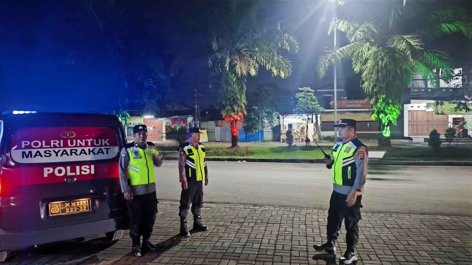 IPTU Mahdi Pimpin Patroli Ops Cipkon KRYD di Kawasan Bizpoint dan Millenium