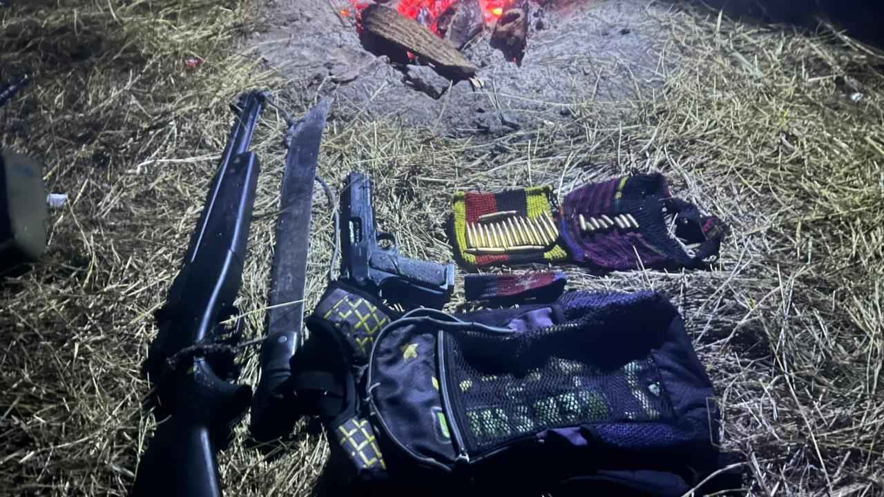 Tim Patroli Pengintaian Koops TNI Habema Berhasil Mengamankan Senjata Api Campuran di Distrik Wame