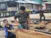 Satgas TMMD Tuntaskan Pemasangan Pintu MCK Umum di Kampung Keakwa