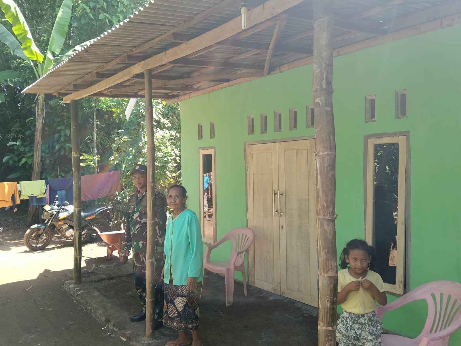Rehab RTLH Rampung 100 Persen, Rumah Milik Lansia di Dusun Klagin Desa Brabe Siap Huni